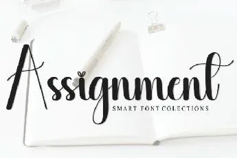 Assignment Script font