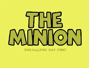 The Minion Family font