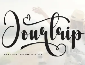 Jourtrip font