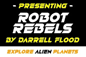 Robot Rebels font