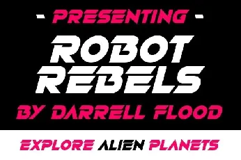 Robot Rebels font