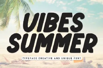 Vibes Summer Display font