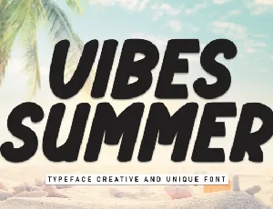 Vibes Summer Display font