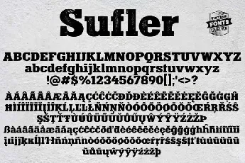 Sufler font