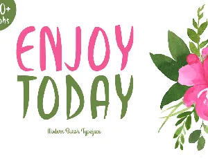 Enjoy Today font