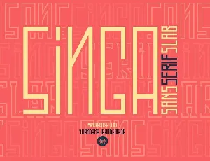 Singa Serif DEMO font