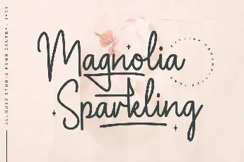 Magnolia Sparkling Demo font