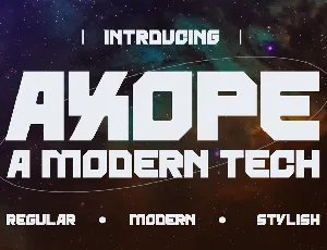 AXOPE font