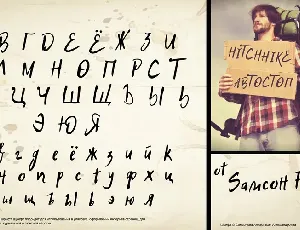 Hitch Hike font