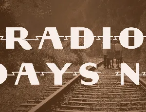 Radio Days NF font