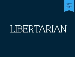 Libertarian font