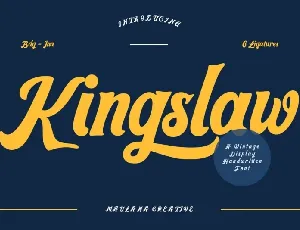 Kingslaw font