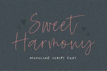 Sweet Harmony font