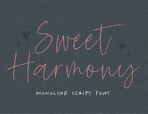 Sweet Harmony font