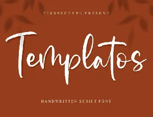 Templatos font