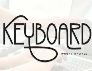 Keyboard Display font