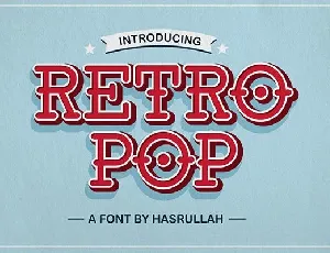 Retro Pop Family font