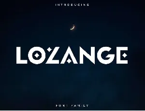 Lozange font