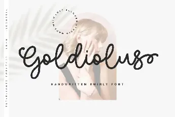 Goldiolus Demo font