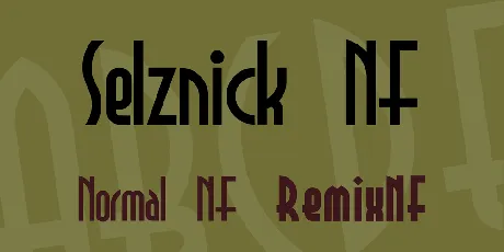 Selznick NF font