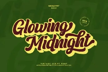 Glowing Midnight font