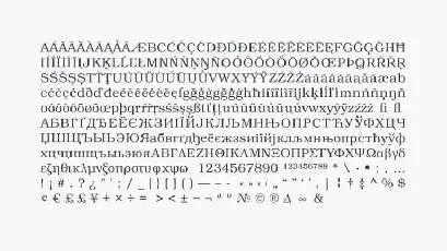 Bookman Slab Serif font