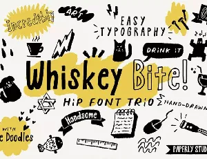 Whiskey Bite Hip Trio font
