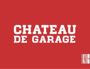 Chateau de Garage font