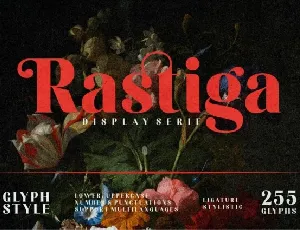 Rastiga font