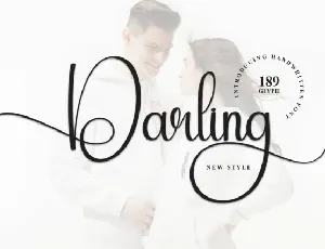 Darling Calligraphy font