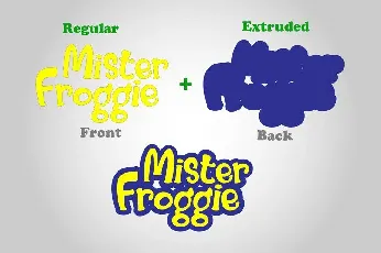 Mister Froggie Playful font