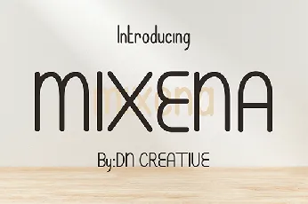 Mixena font