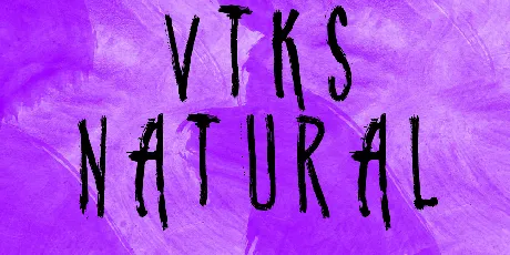 vtks natural font