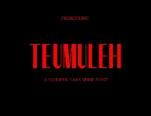 Teumuleh font