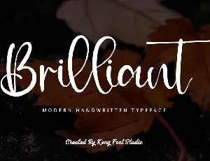 Brilliant Typeface font