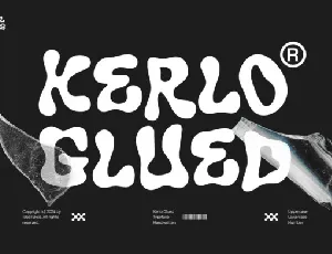 Kerlo Glued Display font