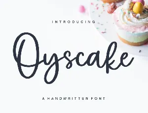 Oyscake Demo font
