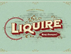 Liquire font