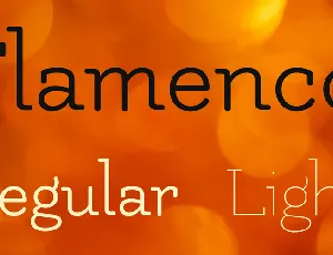 Flamenco font