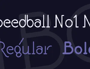 Speedball No1 NF font