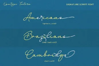 Billstone Signature font