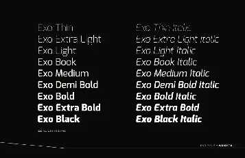 Exo font