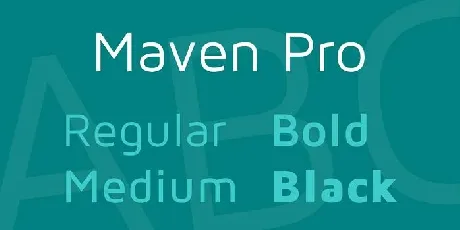 Maven Pro Family font