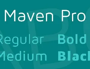 Maven Pro Family font