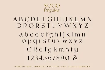 Sogo font