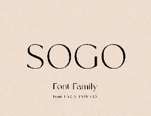 Sogo font