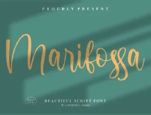 Marifossa font