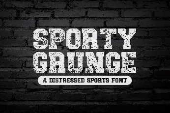 Sporty Grunge font