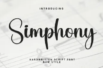 Simphony Script font