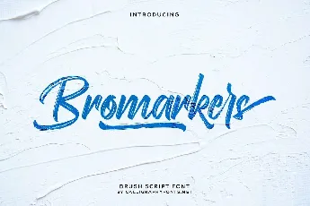 Bromarkers font